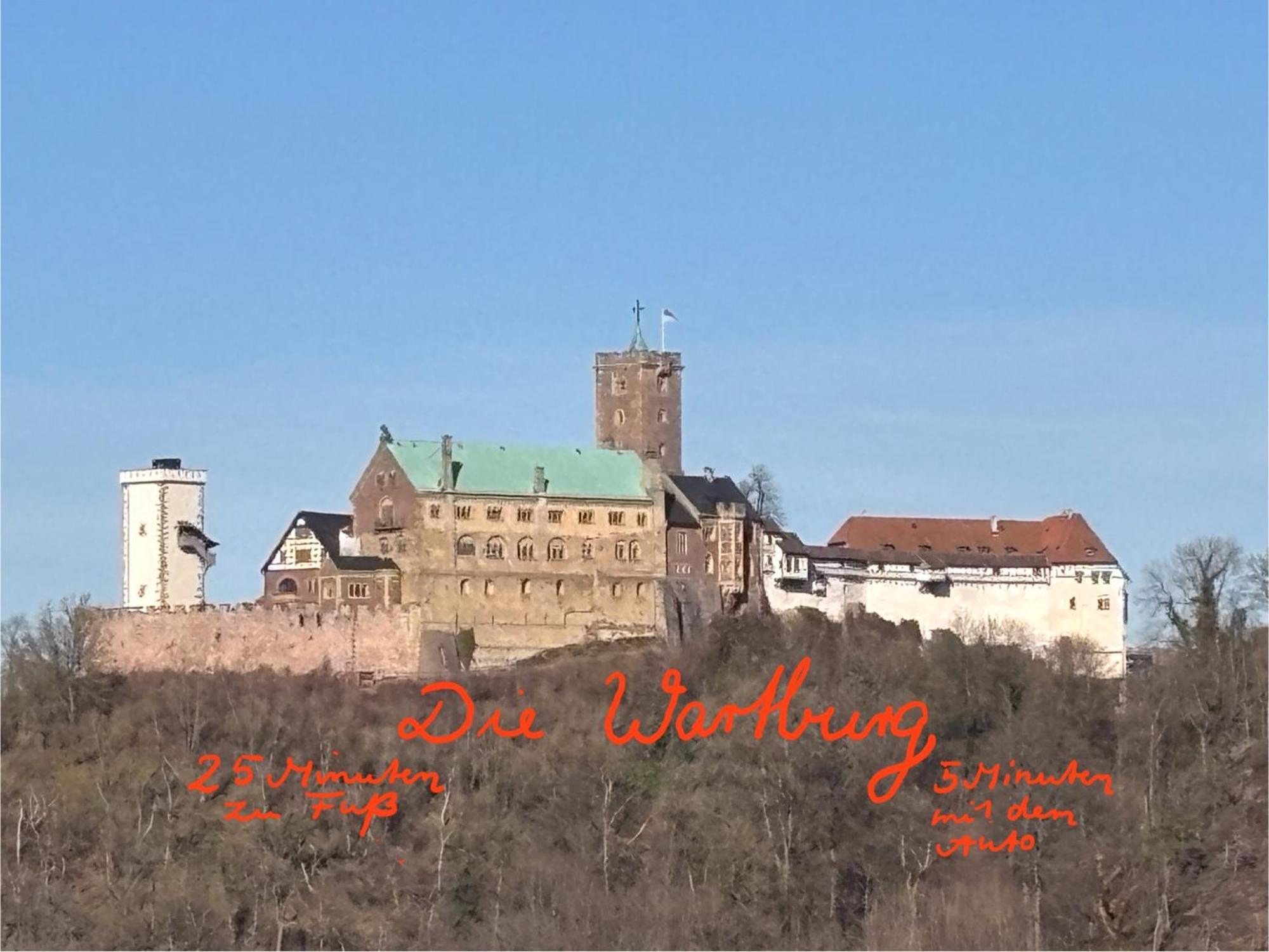 Zentral Gelegenes Apartment Am Fusse Der Wartburg Eisenach Exterior photo